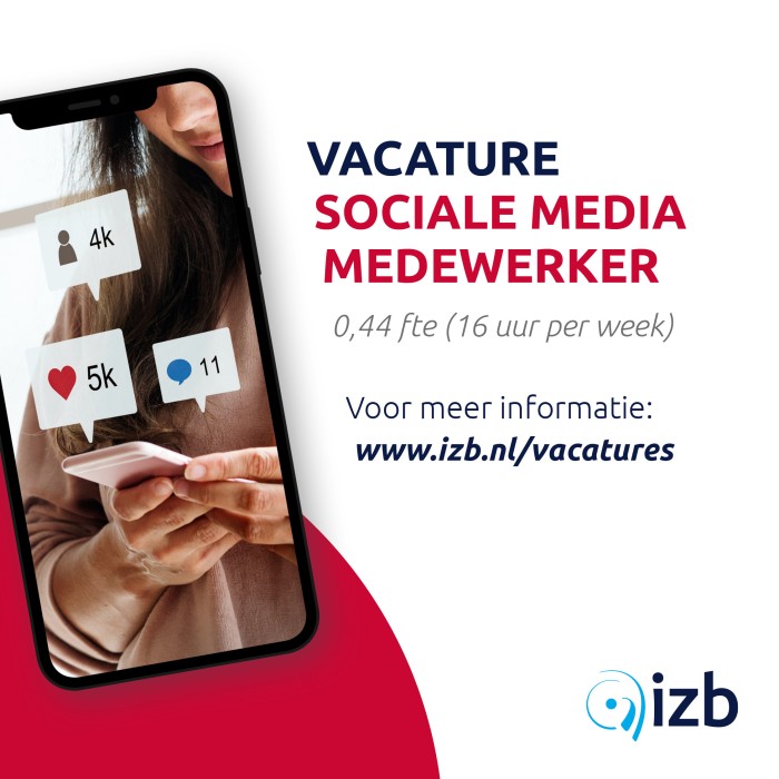 052 - IZB - Intern - Vacature Sociale Media medewerker - Socials - Instagram